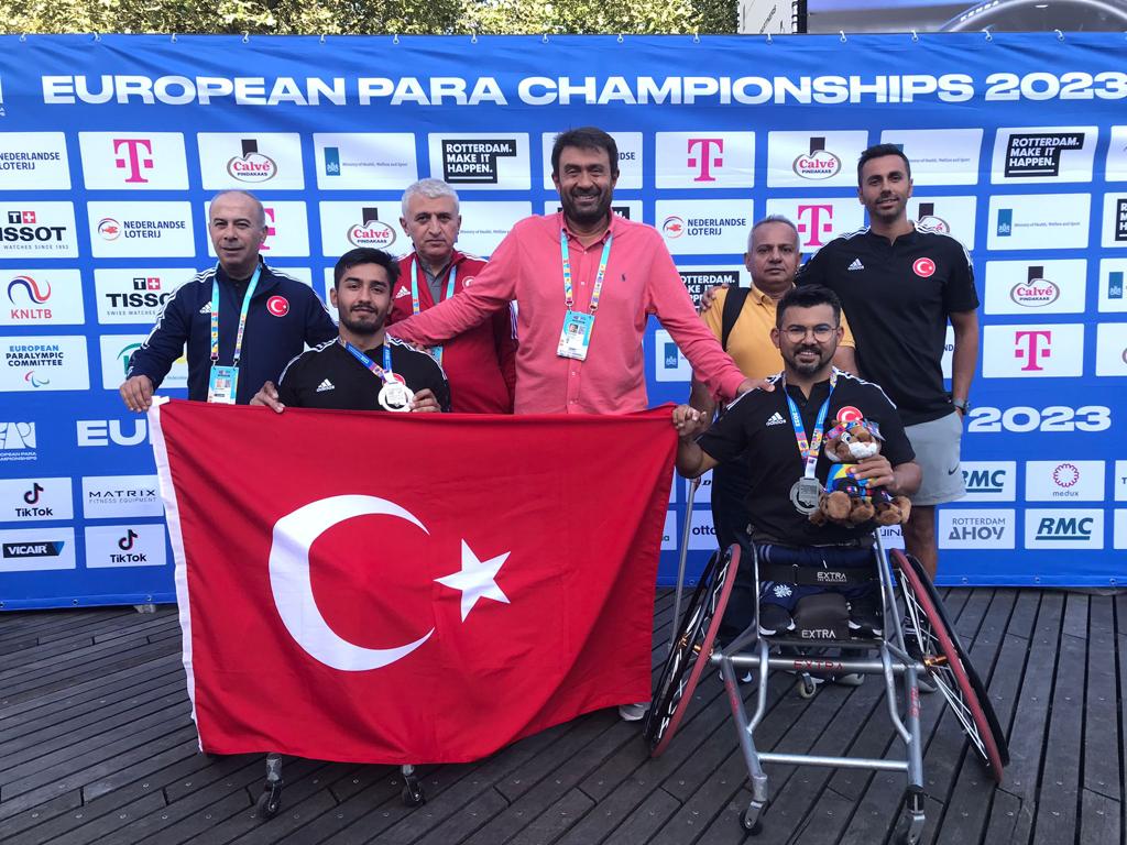 AVRUPA PARALİMPİK ŞAMPİYONASI 5. GÜNDE TS TENİS’TE GÜMÜŞ MADALYA
